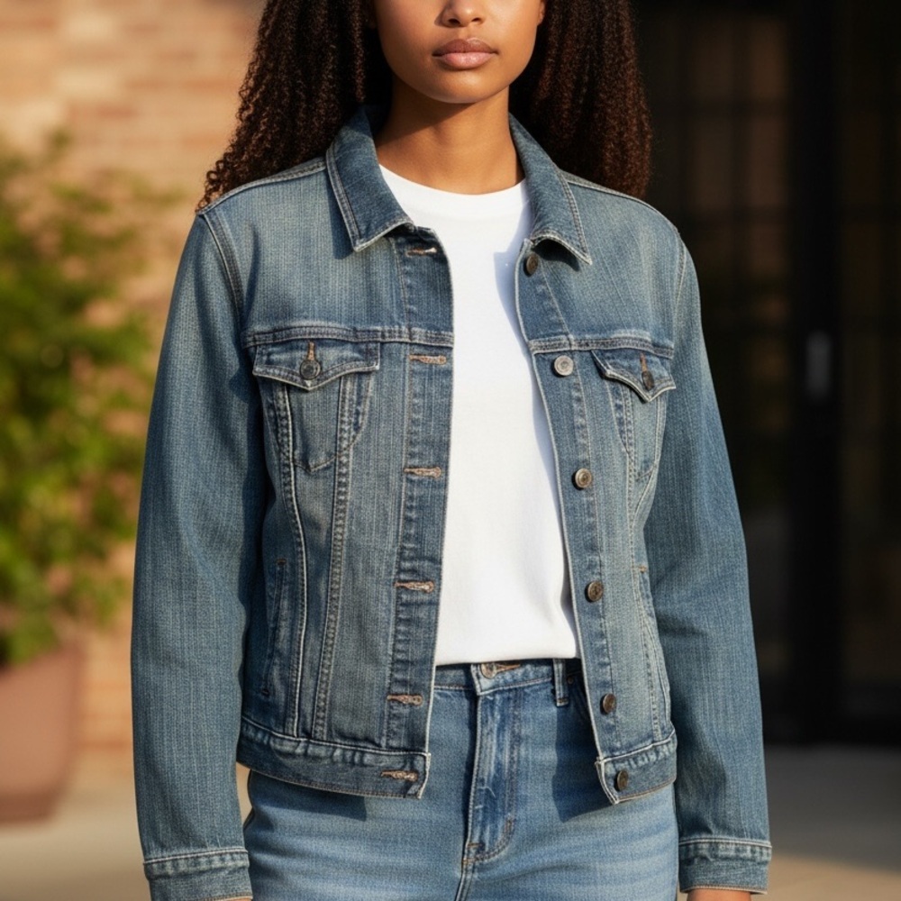 Old Navy Classic Indigo Jean Jacket - Picture 3 of 16